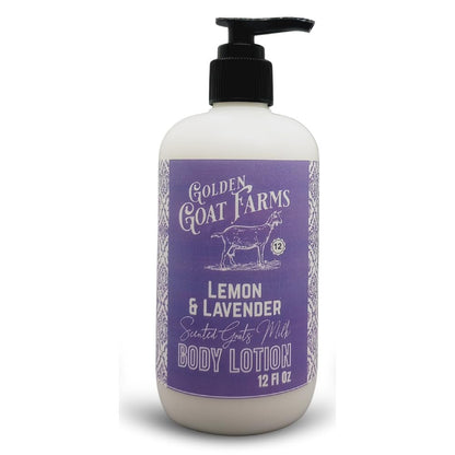 Lemon & Lavender Scented Body Lotion with Goat's Milk - 12 Oz by Black Canyon Home and Body