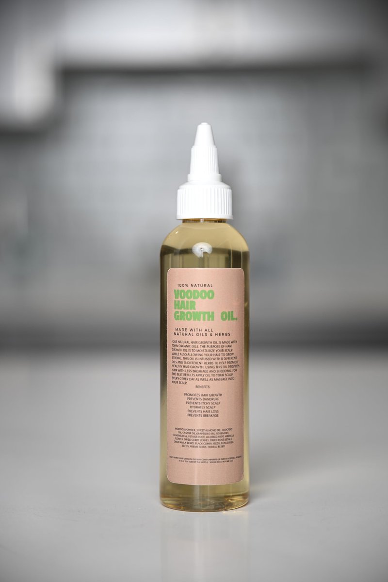 Glossed By Nae Voodoo Hair Growth Oil – Rosemary, Lemongrass, Grapeseed & Castor Oil for Hair Growth, Scalp Itchiness & Dry Scalp – 4 Fl Oz – All Hair Types Avelisse