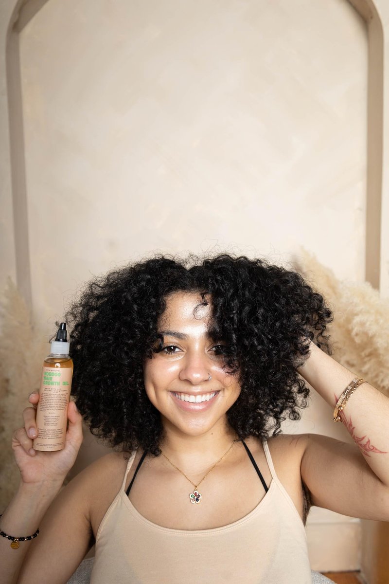 Glossed By Nae Voodoo Hair Growth Oil – Rosemary, Lemongrass, Grapeseed & Castor Oil for Hair Growth, Scalp Itchiness & Dry Scalp – 4 Fl Oz – All Hair Types Avelisse