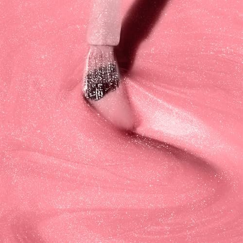 Dazzle Dry Nail Lacquer (Step 3) - Cherry Blossom - Calming Blush Pink with Multicolored Shimmer, Semi-Sheer, 0.5 fl oz Avelisse