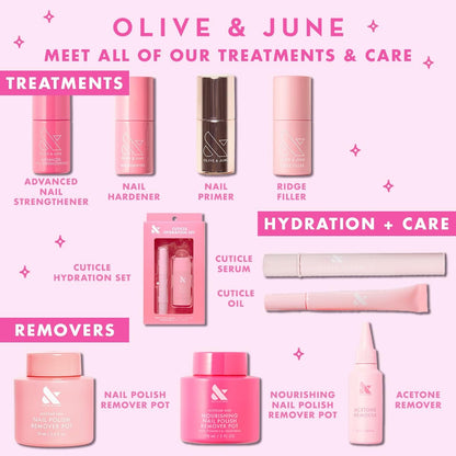 Olive & June Polish Remover Pot – Acetone-Free, No-Mess Nail Polish Remover with Sponge Lid for Mani & Pedi, Gentle & Effective, Vegan & Cruelty-Free (70mL)