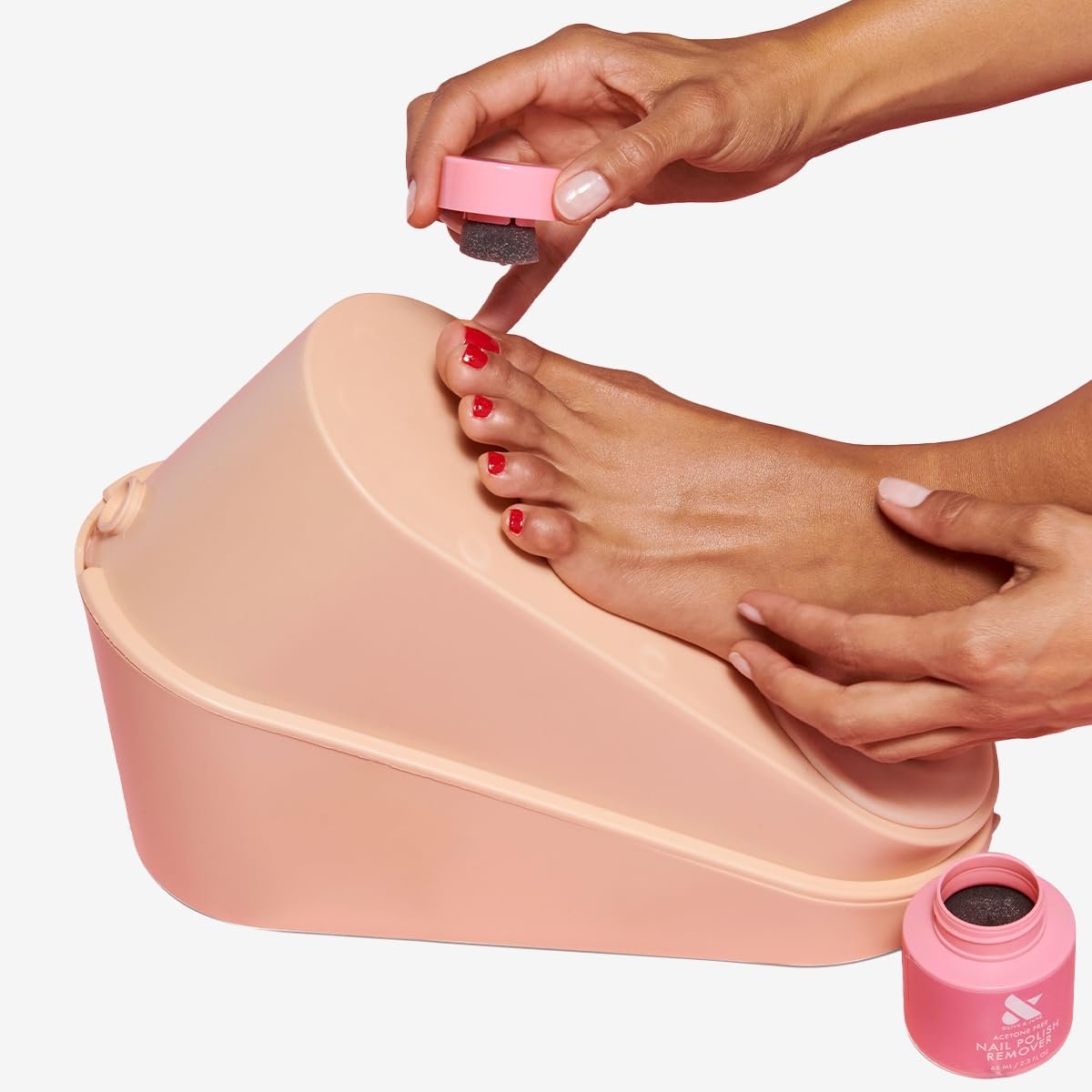 Olive & June Polish Remover Pot – Acetone-Free, No-Mess Nail Polish Remover with Sponge Lid for Mani & Pedi, Gentle & Effective, Vegan & Cruelty-Free (70mL) - görsel 7
