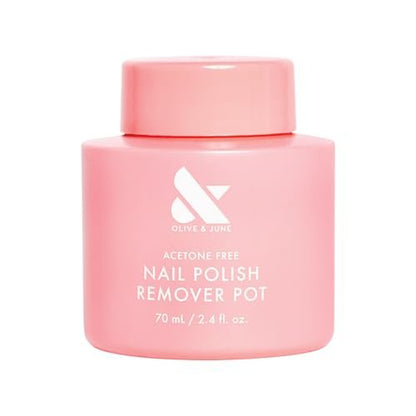 Olive & June Polish Remover Pot – Acetone-Free, No-Mess Nail Polish Remover with Sponge Lid for Mani & Pedi, Gentle & Effective, Vegan & Cruelty-Free (70mL)