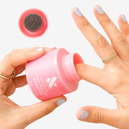 Olive & June Polish Remover Pot – Acetone-Free, No-Mess Nail Polish Remover with Sponge Lid for Mani & Pedi, Gentle & Effective, Vegan & Cruelty-Free (70mL)
