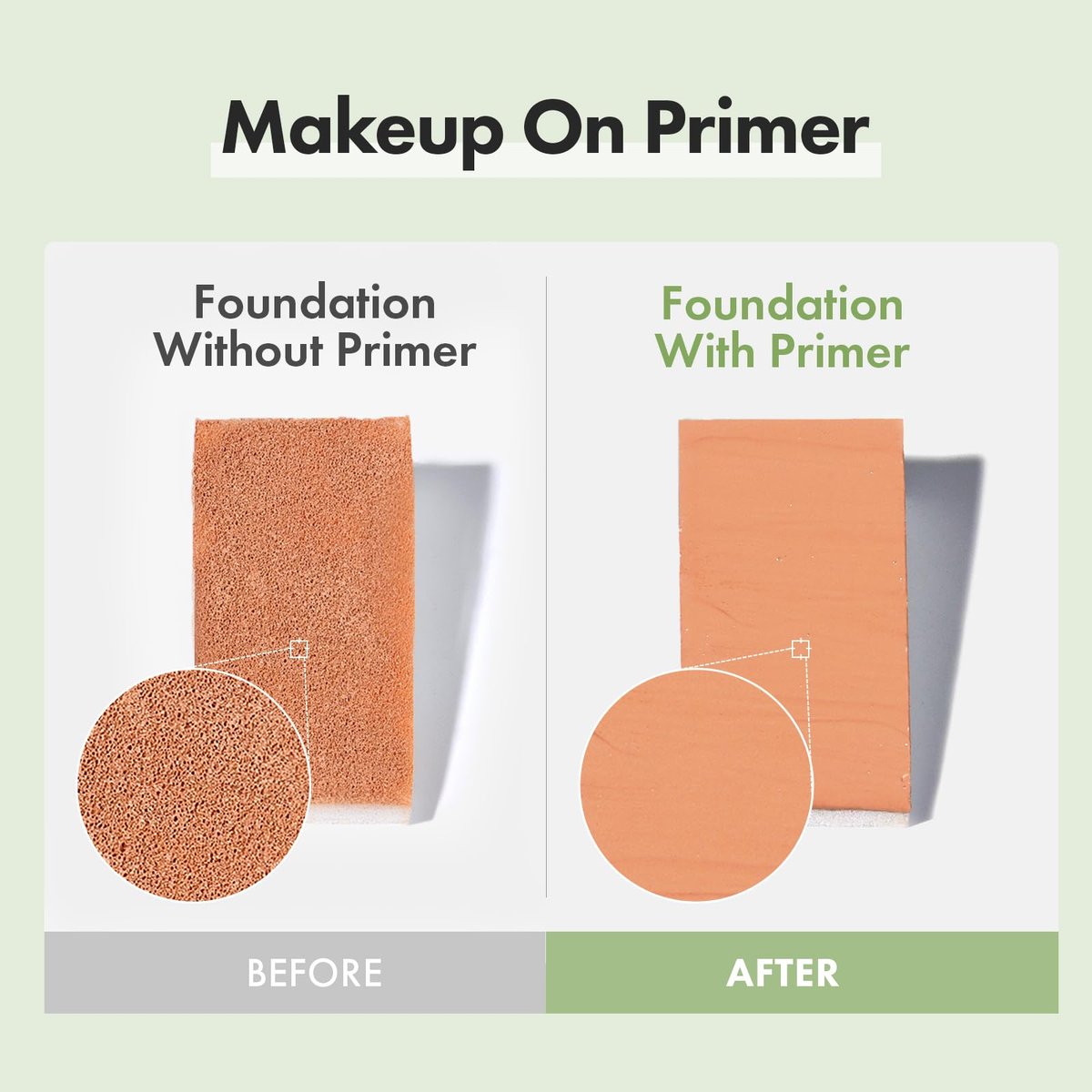 TOSOWOONG Cica Pore Primer - Matte Finish Blurring Primer for Oily Skin, Pore Minimizer, Sebum Control, Smooths Fine Lines & Wrinkles, Long-lasting Makeup, K Beauty, 20ml Avelisse