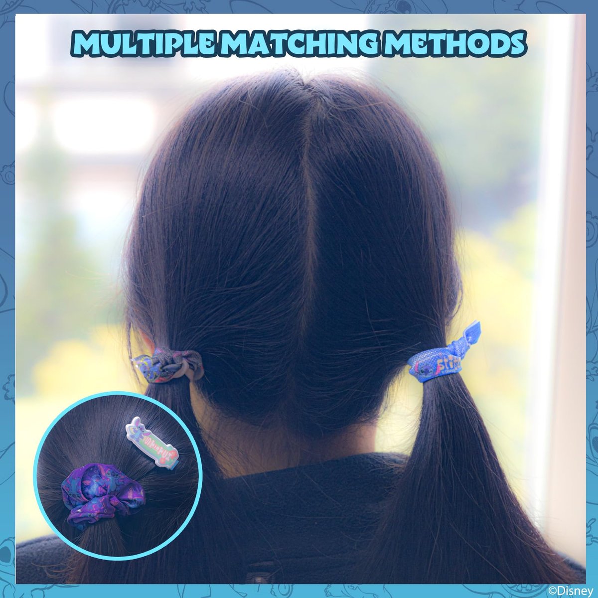 Disney Stitch Hair Accessories Mini Gift Bag Set - Scrunchies, Hair Bows, Hair Clips for Kids, Girls, Tweens - Perfect for Parties, Birthdays, Stocking Stuffers by Townley Girl - görsel 9