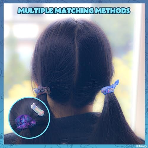 Disney Stitch Hair Accessories Mini Gift Bag Set - Scrunchies, Hair Bows, Hair Clips for Kids, Girls, Tweens - Perfect for Parties, Birthdays, Stocking Stuffers by Townley Girl - görsel 10