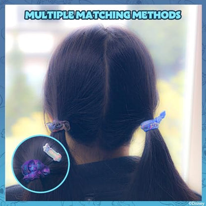 Disney Stitch Hair Accessories Mini Gift Bag Set - Scrunchies, Hair Bows, Hair Clips for Kids, Girls, Tweens - Perfect for Parties, Birthdays, Stocking Stuffers by Townley Girl