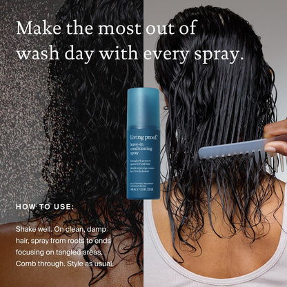 Living Proof Leave-In Conditioning Spray – Strengthening Detangler with Heat Protection for All Hair Types, 5 Fl Oz Avelisse