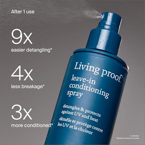 Living Proof Leave-In Conditioning Spray – Strengthening Detangler with Heat Protection for All Hair Types, 5 Fl Oz Avelisse