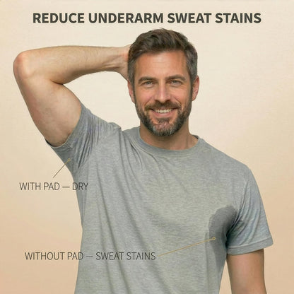 Swearx Underarm Sweat Pads for Women and Men - Disposable Armpit Pads, Large Size 64 Count - Sweat Shield for Dress Shirts and Clothing Avelisse