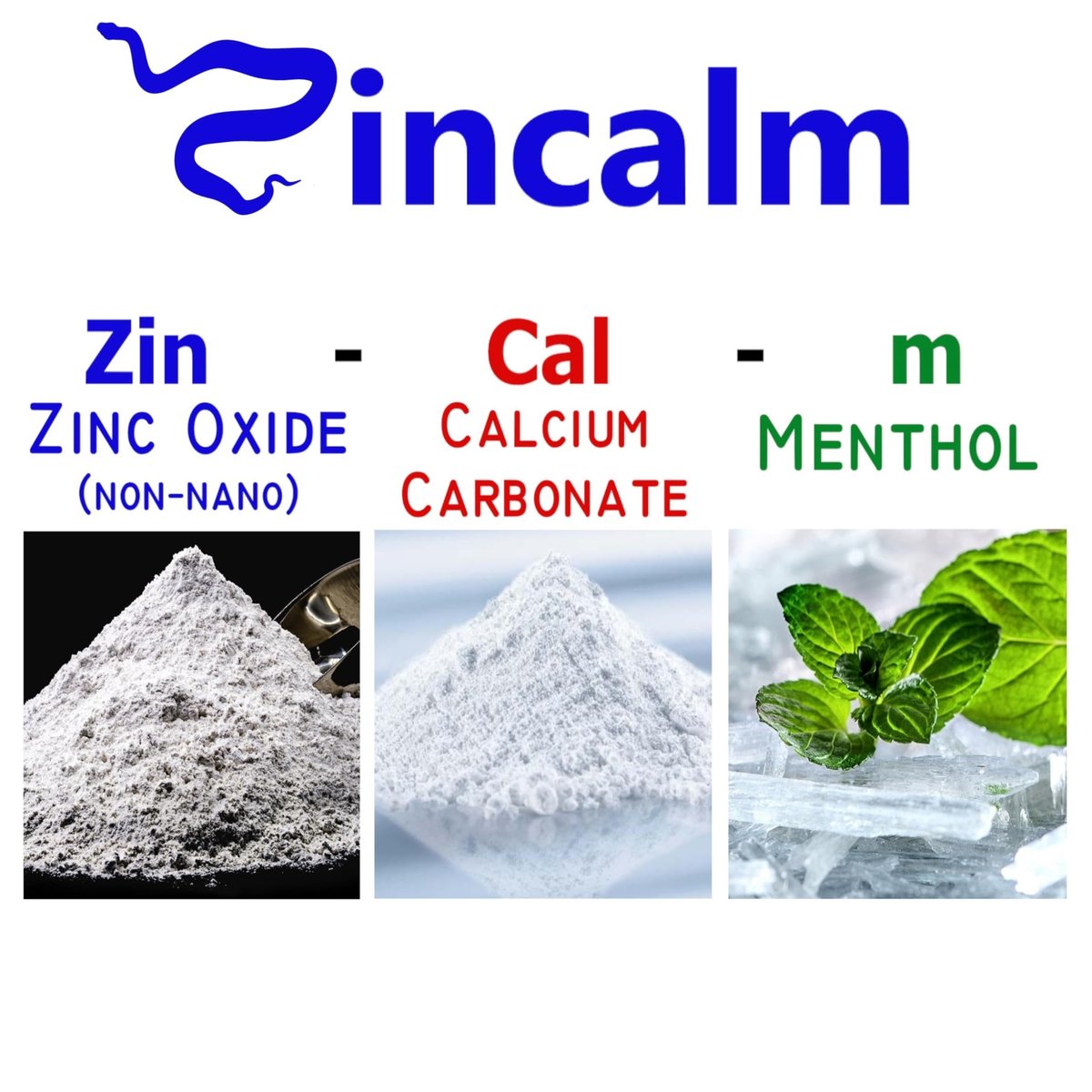Zincalm All-Natural Body & Foot Powder – Concentrated 50% Zinc, Cornstarch-Free Moisture & Odor Absorbing, Anti-Chafing & Itch Relief for Dry/Cool Skin with Ultra-Pure Calcium & Menthol Avelisse