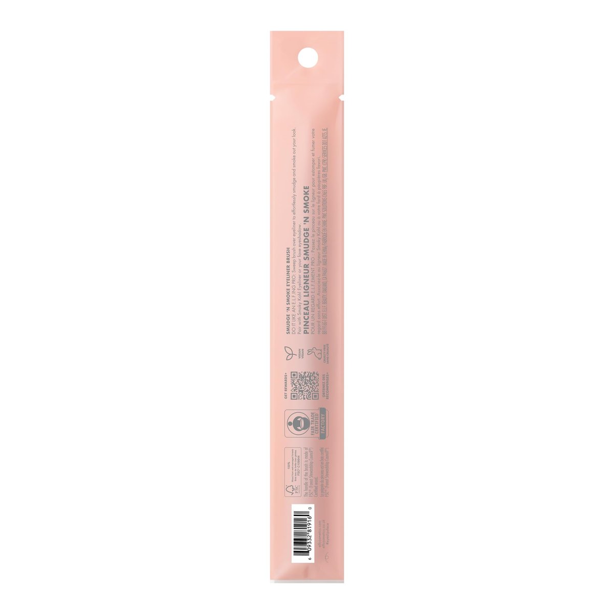 e.l.f. Smudge 'N Smoke Eyeliner Brush - Vegan & Cruelty-Free Multi-Use Eyeshadow & Eyeliner Brush for Perfect Smoky Eye - görsel 13