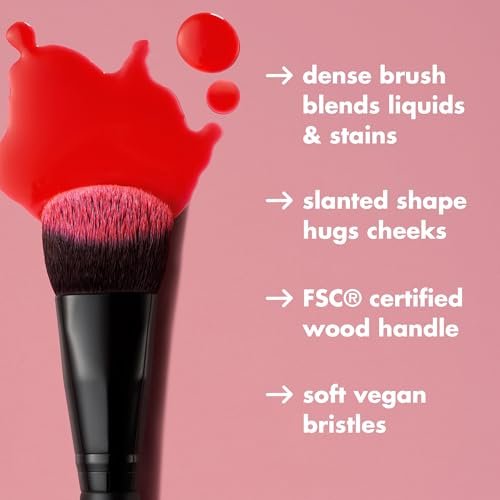 e.l.f. Stain & Tint Blending Brush – Liquid Blush Brush for Seamless Blending & Even Finish, Vegan & Cruelty-Free - görsel 5