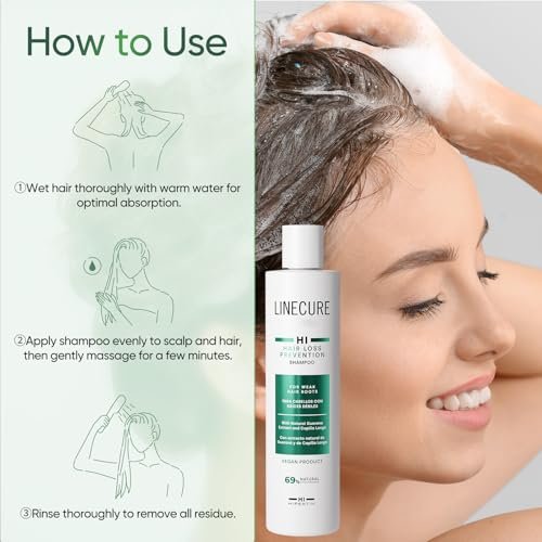 Hipertin Shampoo with Guarana Extract – Natural Hair Regrowth Shampoo for Men & Women, 10.14 Fl Oz - görsel 12