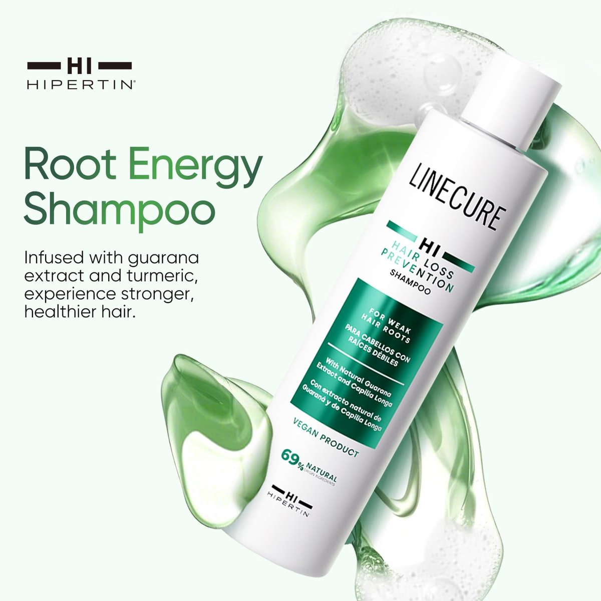 Hipertin Shampoo with Guarana Extract – Natural Hair Regrowth Shampoo for Men & Women, 10.14 Fl Oz - görsel 7