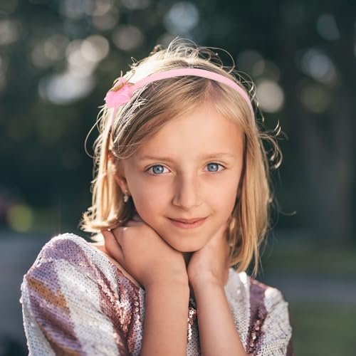 WHAVEL 4Pack Glitter Butterfly Headbands for Girls - Non-Slip Cute Hair Accessories - görsel 11