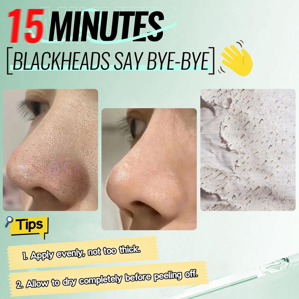 SYABO 2.0 Nose Pore Strips – Blackhead Remover Mask with Salicylic Acid, 100 PCS Deep Cleansing Peel Off Strips for Face (1.7 Ounce) Avelisse