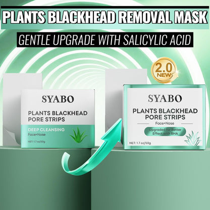 SYABO 2.0 Nose Pore Strips – Blackhead Remover Mask with Salicylic Acid, 100 PCS Deep Cleansing Peel Off Strips for Face (1.7 Ounce) Avelisse