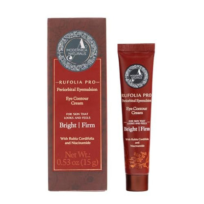 Rufolia Pro Eye Contour Cream for Under-Eyes and Eyelids | Brightens Dark Circles, Firms & Lifts Droopy Eyelids | with Manjistha, Niacinamide, Hyaluronic Acid | 0.53 oz (15 g) Avelisse