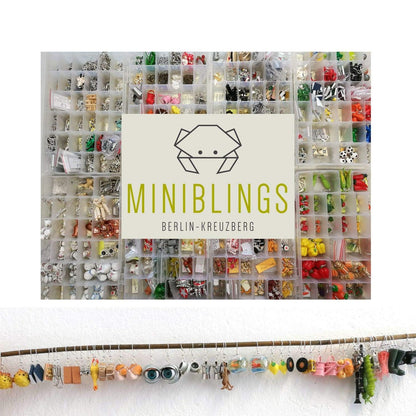 Miniblings Bees Hair Clips - Handmade Felt Bumblebee Hair Pins for Women and Girls | Cute Bee Hair Accessories