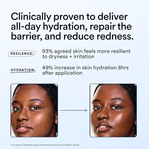 Experiment Molecular Mesh Barrier Repair Face Moisturizer - Soothing Lightweight Face Cream for Strength, Redness, & Irritation - Ectoin, Phytosphingosine, Centella 2 FL OZ - Vegan for Sensitive Skin Avelisse