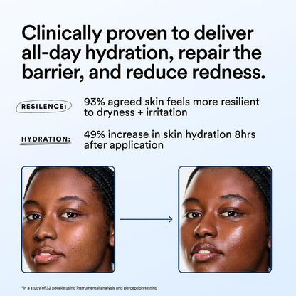 Experiment Molecular Mesh Barrier Repair Face Moisturizer - Soothing Lightweight Face Cream for Strength, Redness, & Irritation - Ectoin, Phytosphingosine, Centella 2 FL OZ - Vegan for Sensitive Skin Avelisse