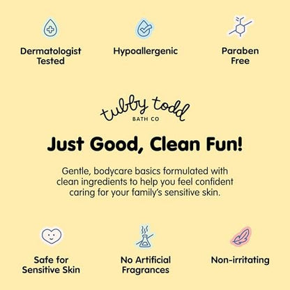 TUBBY TODD Deo Stick - Kids Deodorant - Aluminum-Free, Baking Soda-Free, Citrus Vanilla Deodorant for Sensitive Skin - Odor Protection with Tapioca Starch & Magnesium - Safe for Kids & Tweens - 2 Pack Avelisse
