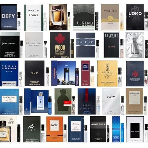 Tradeberry High End Random Selection Designer Fragrance Cologne Sampler Set for Men - Pack of 5 Sample Vials - görsel 4