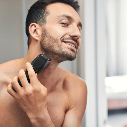 HUMMINGBIRD MK14 BeardMaster – Precision Beard Trimmer with Adjustable 20 Length Settings, Stainless Steel T-Blade, Cordless USB-C, Waterproof, LED Display, Travel Case Avelisse