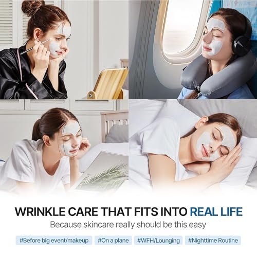 Honeydew Labs Wrinkle Patches for Forehead and Smile Lines – 36 PCS Anti Wrinkle Patches with Hyaluronic Acid, Collagen & Peptides – Overnight Face Tape for Smoothing, Firming & Moisturizing Avelisse