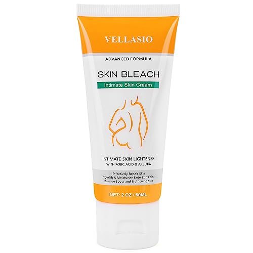 VELLASIO Skin Bleaching Cream – Natural Dark Spot Remover for Intimate Areas, Underarms, Knees, Elbows, Inner Thighs & Bikini Line Avelisse