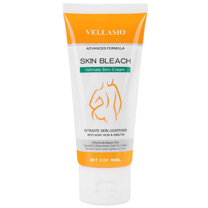 VELLASIO Skin Bleaching Cream – Natural Dark Spot Remover for Intimate Areas, Underarms, Knees, Elbows, Inner Thighs & Bikini Line Avelisse