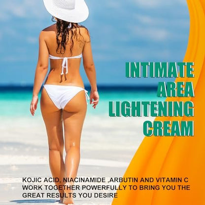 VELLASIO Skin Bleaching Cream – Natural Dark Spot Remover for Intimate Areas, Underarms, Knees, Elbows, Inner Thighs & Bikini Line Avelisse