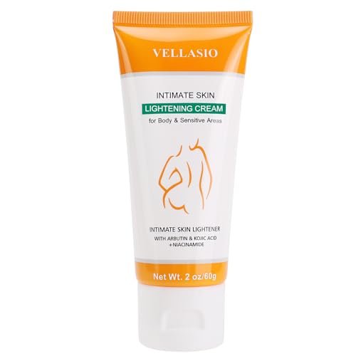 VELLASIO Skin Bleaching Cream – Natural Dark Spot Remover for Intimate Areas, Underarms, Knees, Elbows, Inner Thighs & Bikini Line Avelisse