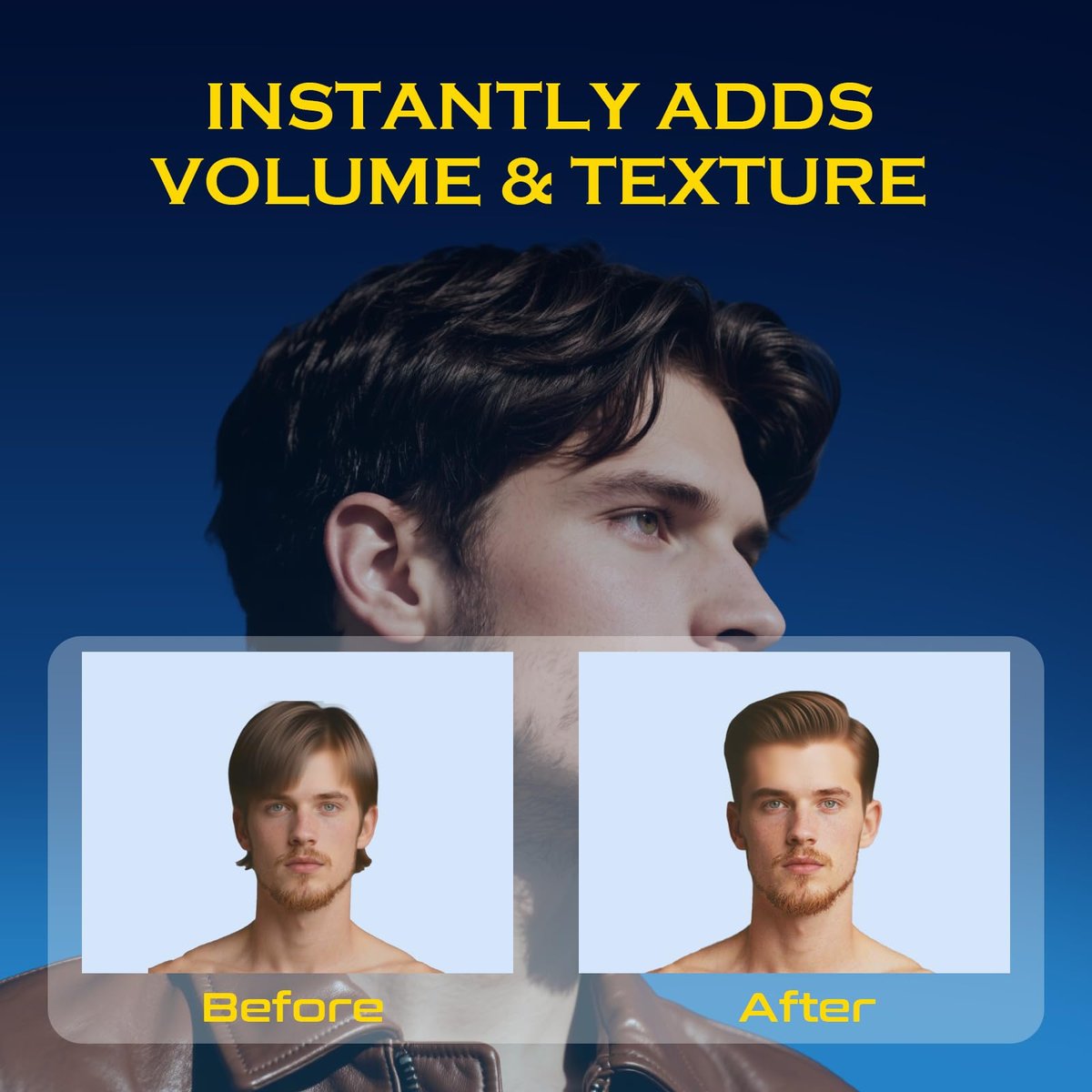 THEMANCODE Texture Powder for Men – Lightweight Hair Styling Powder for Volume & Natural Look, Short to Medium Hair, 30g - görsel 3
