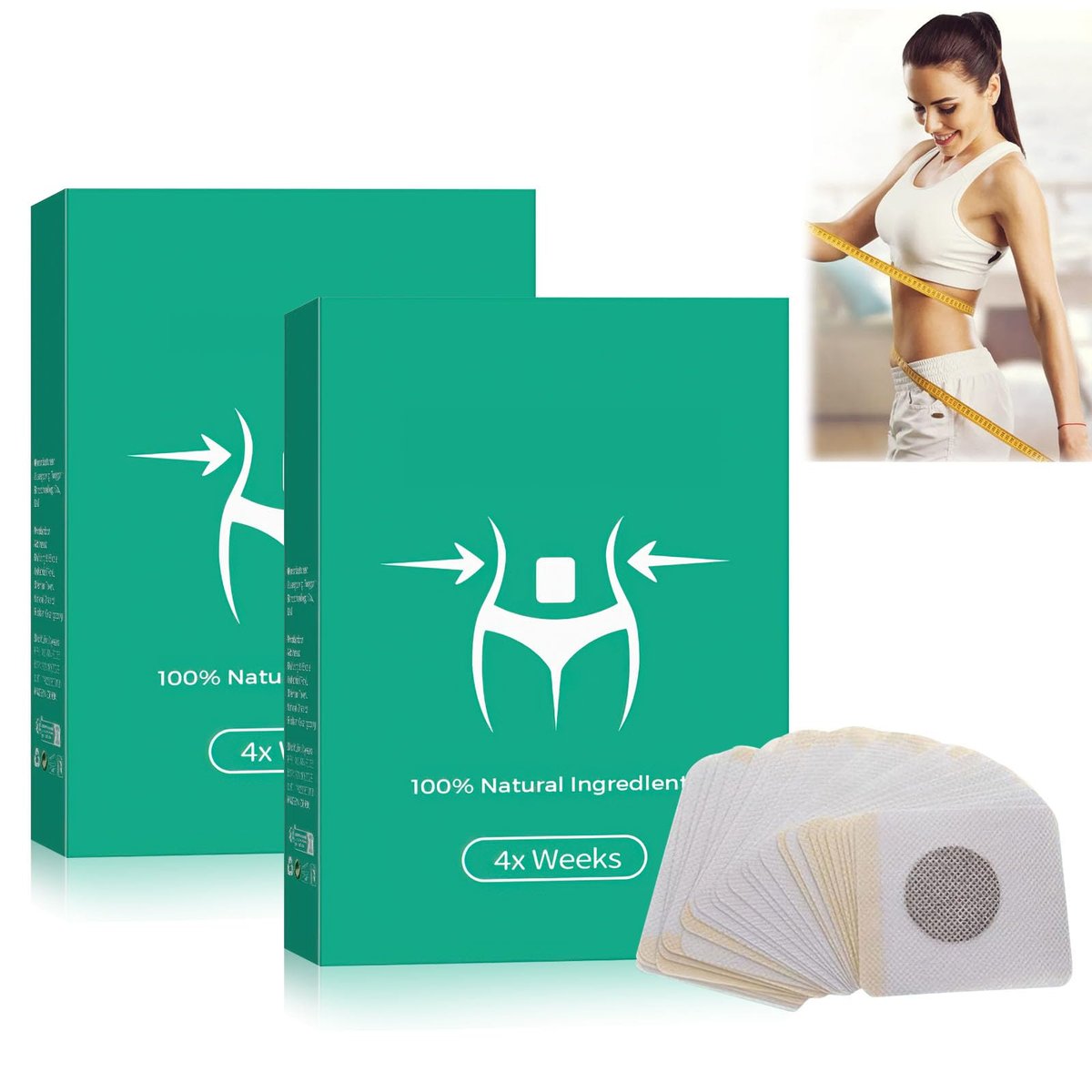 Natural Moisturizing Body Patches for Women – Gentle Hydrating Patches for All Skin Types (2 Boxes, 60 Patches) - görsel 2