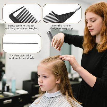 SWEET VIEW Hair Wax Stick & Boar Bristle Slick Back Hair Brush – Tame Flyaways, Frizz, Sleek Ponytails & Buns for Women
