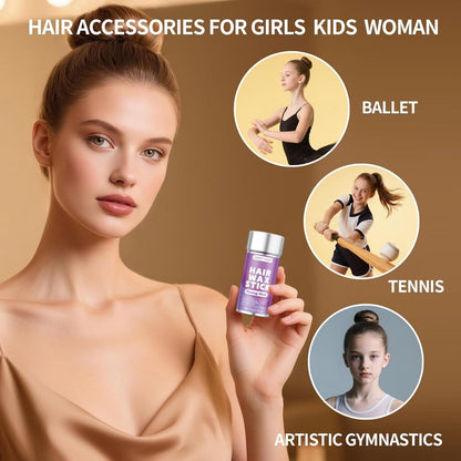 SWEET VIEW Hair Wax Stick & Boar Bristle Slick Back Hair Brush – Tame Flyaways, Frizz, Sleek Ponytails & Buns for Women
