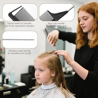 SWEET VIEW Hair Wax Stick & Boar Bristle Slick Back Hair Brush – Tame Flyaways, Frizz, Sleek Ponytails & Buns for Women