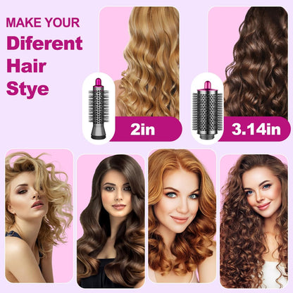 YTCHYYSK 20mm Small Round Volumizing Brush Attachment for Dyson Airwrap HS01 HS05 HS08 – Tiny Round Brush for Bangs, Short Hair, Defined Bouncy Curls (Rose) Avelisse