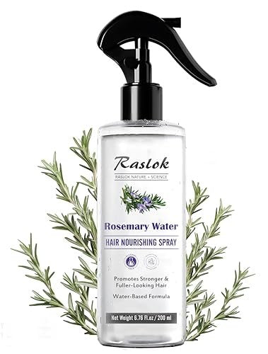 Raslok Nature+Science Rosemary Water Hair Spray | Nourishment for Fuller-Looking Hair | 100% Natural Extracts | Lightweight, Non-Greasy Formula | 6.76 fl oz (200 ml) - görsel 2