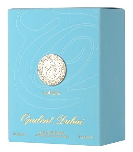 Lattafa Opulent Dubai Eau de Parfum - Citrus, Fruity, Floral, Woody Unisex Fragrance - 3.4 oz / 100 ml Avelisse