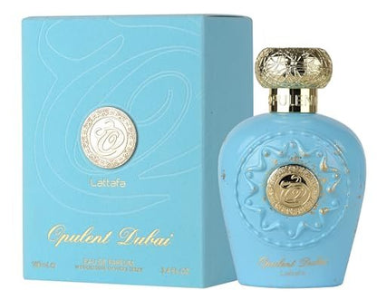 Lattafa Opulent Dubai Eau de Parfum - Citrus, Fruity, Floral, Woody Unisex Fragrance - 3.4 oz / 100 ml Avelisse