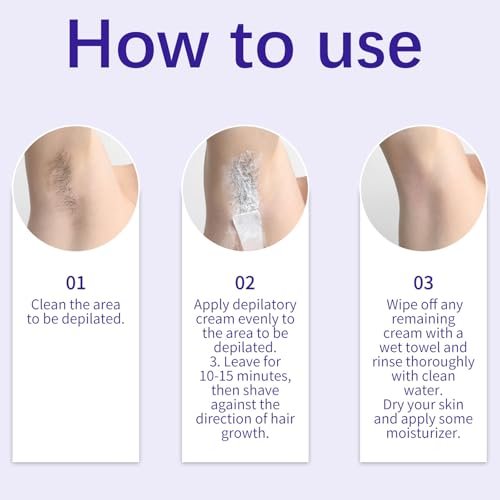 2 PCS Gentle Body Hair Removal Cream for Men & Women, 6.76 Fl Oz, Painless Flawless Depilatory Cream with Spatula Applicator, Suitable for All Skin Types & Sensitive Avelisse