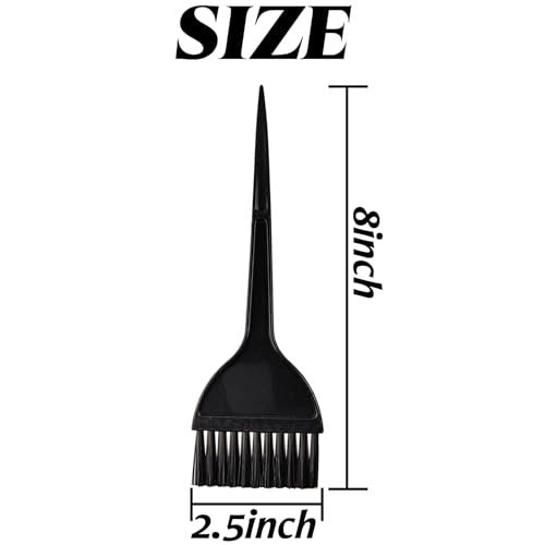 YOOHUA 14PCS 2.5x8inch Hair Dye Brushes Kit - Professional Hair Coloring Applicator Set for Salon & Home Use (Black) Avelisse