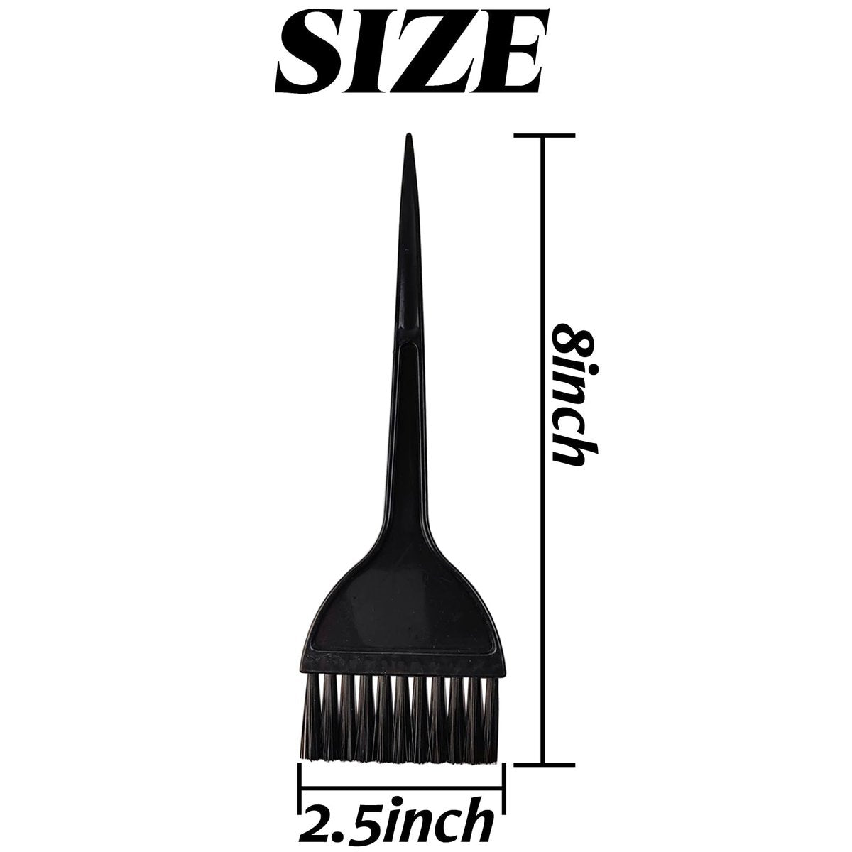 YOOHUA 14PCS 2.5x8inch Hair Dye Brushes Kit - Professional Hair Coloring Applicator Set for Salon & Home Use (Black) Avelisse