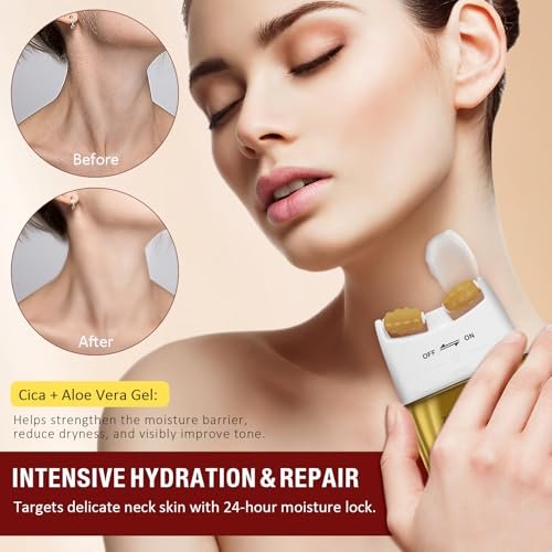 WLCTJIAYOU AH-8 Firming Neck Cream with Roller - Anti-Aging Moisturizer for Neck & Chest - Lifts, Tightens, Deeply Hydrates, Reduces Fine Lines & Wrinkles - For Crepey, Sagging Skin - 4.23 fl.oz - görsel 12