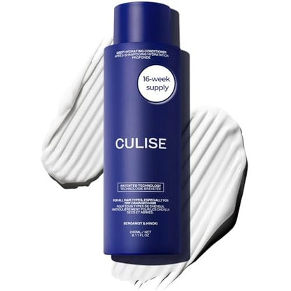 CULISE Korean Hydrating Conditioner for Dry, Damaged, Color-Treated Hair – Rice Ferment, Hyaluronic Acid, Shea Butter, Sulfate-Free, Color Safe, 8.11 Fl Oz Avelisse