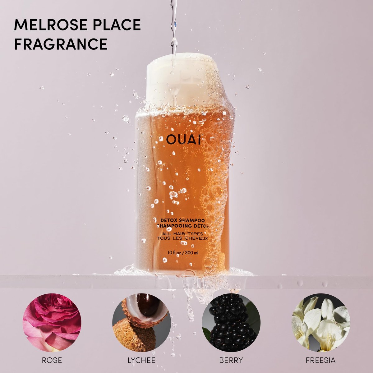 OUAI Hair Care Set: Clarifying Shampoo & Exfoliating Scalp Scrub - Deep Cleansing & Balancing Hair Care Kit with Detox Shampoo & Travel Size Sugar Scrub (2 Count) Avelisse